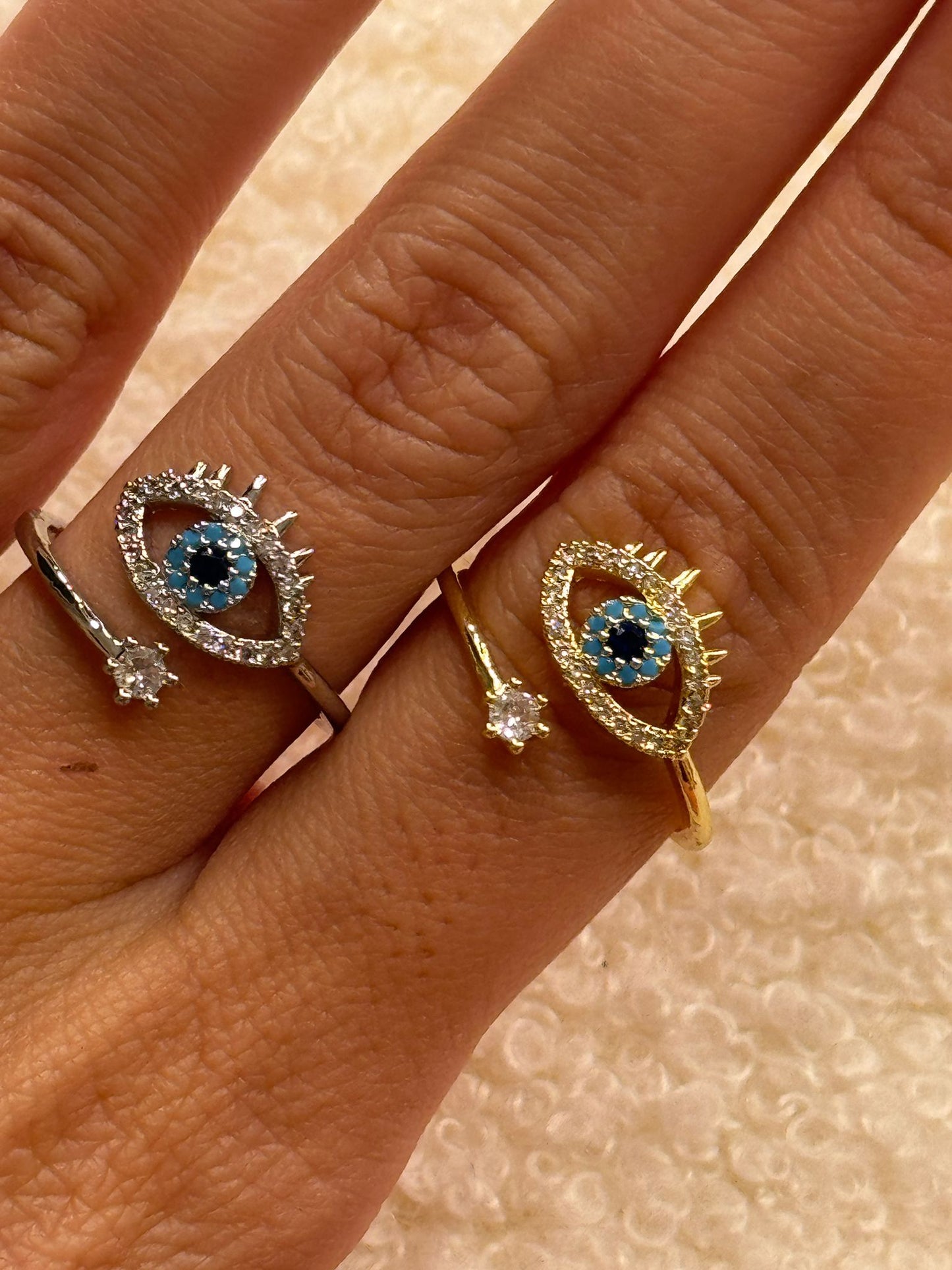 Anello occhio portafortuna