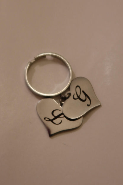 Anelli cuori pendenti