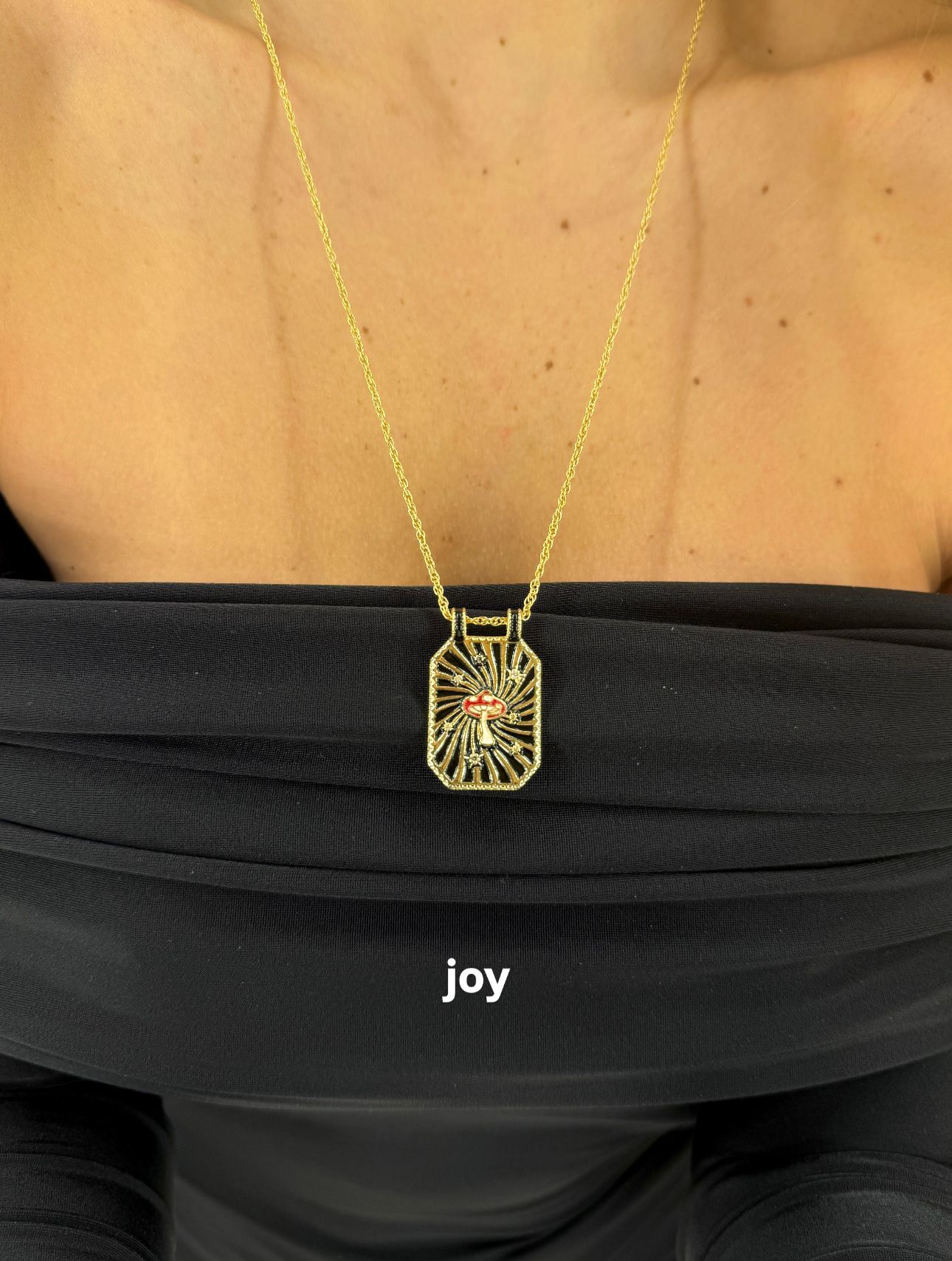 Collana Targhetta love/lucky/libre/joy