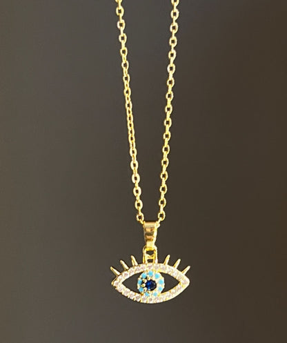 Collana occhio portafortuna