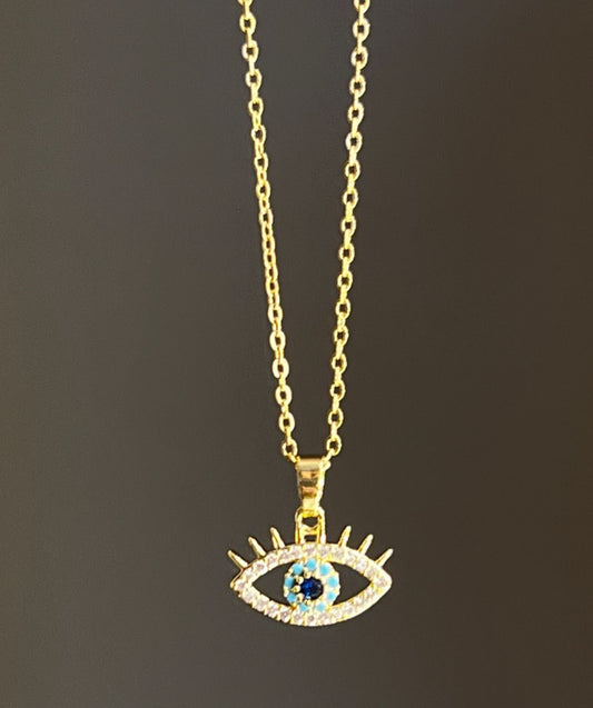 Collana occhio portafortuna